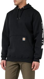 Men's 100% Cotton <b>Hooded</b> <b>Fleece</b> Sweatshirt Regular Fit Solid Color Pocket Customized Logo on Sleeve Autumn Casual Wear - Product Image 3