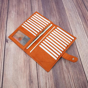 Cartera de Hombre de Alta Calidad con Logotipo Personalizado, Cuero Genuino Duradero con Cierre de Botón a Presión de Moda, Precio Bajo al por Mayor - Product Image 4