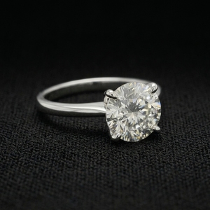 Anillo de Diamantes de Lujo para Mujer, Oro Blanco de 18k, Certificado IGI, con Incrustaciones Delicadas, para Bodas y Fiestas - Product Image 3