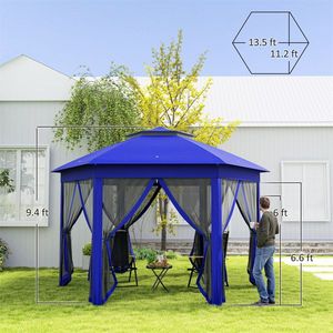 Gazebo Pieghevole Portatile per Esterni con Design Resistente ed Elegante - Product Image 4