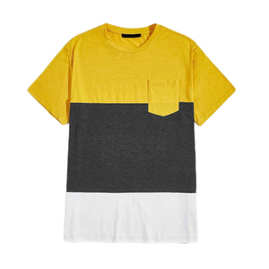 เสื้อยืดผู้ชายผ้าฝ้ายออร์แกนิคระบายอากาศดี สีสันตัดกัน สไตล์ลำลองสำหรับฤดูร้อน เหมาะสำหรับใส่ออกงานกลางแจ้ง เสื้อผ้าสตรีทแวร์ ขายดี - Product Image 4