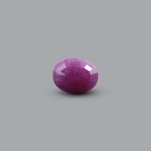 45 Carat Natural African Ruby Loose Gemstone Oval Cut 8x10mm for Fine Jewelry - Product Image 2