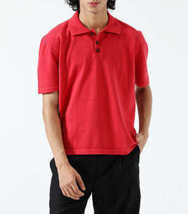 เสื้อโปโลผู้ชายใส่สบายสำหรับฤดูร้อน ผ้าคอตตอน/โพลีเอสเตอร์ ทรงหลวม แขนสั้น ระบายอากาศได้ดี สกรีนลายได้ตามต้องการ - Product Image 5