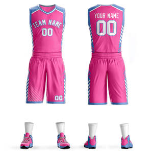 Uniformes de Baloncesto de Doble Cara, Uniformes Deportivos de Alta Calidad 100% Poliéster, Uniformes de Equipo con Impresión por Sublimación Profesional para Hombre - Product Image 1