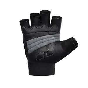 Customized % Top High Quality Heavy Duty Nylon Unisex Boxing Gloves <b>Half</b> Finger Adjustable Wrist Strap Pakistan Made Best - Product Image 3