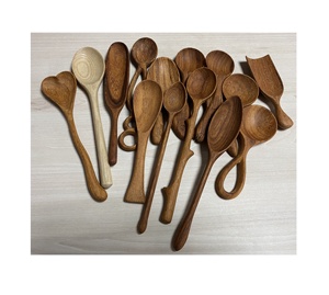 High Quality Eco-Friendly Acacia <b>Wooden</b> <b>Utensil</b> Set Kitchen Accessories Including Fork and Spoon Safe for Food Serving Home - Product Image 5