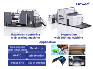 Hcvac Ito เครื่องเคลือบฟิล์มสูญญากาศม้วนเพื่อม้วนฟิล์มสำหรับใสนำไฟฟ้า - Product Image 6