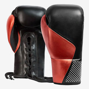 Gants d'entraînement de boxe en cuir à faible MOQ avec des prix raisonnables, personnalisables avec logo, pour arts martiaux et entraînement MMA. - Product Image 2