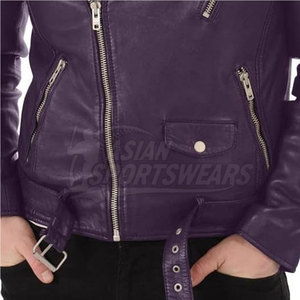 Chaqueta de invierno de cuero para hombre a la moda, con textura suave y costuras reforzadas, diseñada para un uso duradero. - Product Image 5