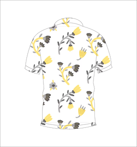 Polo pour homme à imprimé floral, manches courtes, décontracté, respirant, léger, tendance, pour l'été - Product Image 5