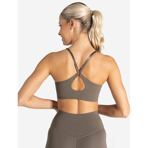 Sujetador Deportivo para Mujer de Primera Calidad, Ecológico, de Secado Rápido, con Decoración de Encaje, para Uso en Exteriores, Talla Grande, Transpirable, con Logotipo Frontal, de Alta Sujeción - Product Image 3