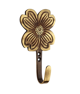 Gancho de latón macizo multiusos para colgar en la puerta, gancho individual para batas y abrigos, el más vendido en oferta. - Product Image 5