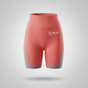 กางเกงกีฬาขาสั้นเอวสูงระบายอากาศได้สำหรับผู้หญิงกางเกงสำหรับนักขี่จักรยาน - Product Image 1