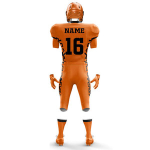Tenues de football pour jeunes, uniformes de soccer à faible MOQ, ensembles de vêtements de sport athlétiques de compression, uniformes de sublimation multicolores pour hommes américains - Product Image 3