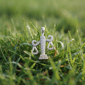 เครื่องประดับดีไซน์ทันสมัยไม่ซ้ำใคร ทองคำแท้ 14K ประดับด้วยหินธรรมชาติ รูปทรงสันติภาพ สร้อยคอแบบมินิมอล จี้ห้อยคอสไตล์ฮิปฮอป - Product Image 6