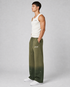 Wholesale Custom Washed Canvas Heavyweight Casual Men's Jogger Pants 100% Cotton Breathable Eco-Friendly Quick Dry <b>Drawstring</b> - Product Image 5
