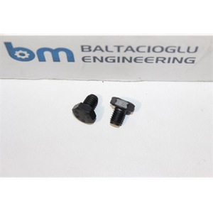 สลักเกลียวหกเหลี่ยม อะไหล่รถบัส สลักเกลียวหกเหลี่ยมเกรดความแข็งแรงสูง 8.8 สกรูหัวหกเหลี่ยม ทนทาน ชุบออกไซด์สีดำ อุปกรณ์ยึดติดอุตสาหกรรม - Product Image 3