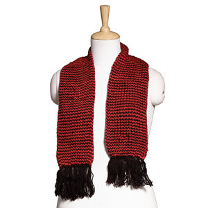 Écharpe tricotée unisexe anti-froid - Cache-cou d'hiver extra chaud - Écharpe épaisse en crochet doux avec logo personnalisé - Product Image 5