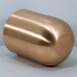 Capsule Shape Copper Candle Jar in Matte Finish With customized logo and Printed <b>Box</b> Luxury Copper Candle Jar for <b>gift</b> - Product Image 2