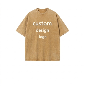 Custom Men's 260G Heavyweight Cotton T <b>Shirt</b> Oversized <b>Black</b> Blank <b>Tee</b> Screen Printing Anti Wrinkle Eco Friendly Casual - Product Image 4