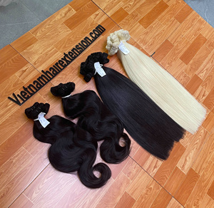 Cabello Humano Virgen Remy de Vietnam con Doble Trama y Ondas Profundas - Product Image 3