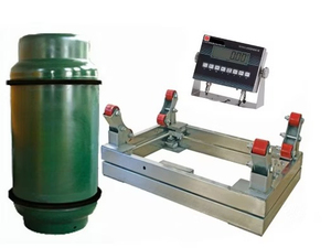 Balance de pesage pour bouteilles de gaz industrielles |   Balance pour bouteille de GPL |   Système de surveillance du poids des bouteilles de gaz horizontales - Product Image 3