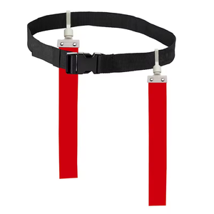 Flag Football Belts Noxen Newest Design Multi Color Adjustable 120cm Pvc Flag Football Belt with <b>Clip</b> Promotion - Product Image 6