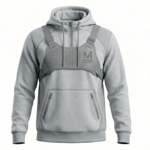 Hoodie Techwear Urbain Elite avec Harnais de Poitrine Modulaire par MALUZA INDUSTRIES Série Street Édition 2026 Performance Tactique Pro XL - Product Image 1
