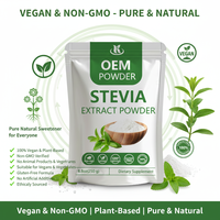 OEM Private Label Natural Zero-Calorie Sweetenter Purity Stevia Leaf Extract Sweeter Than Sugar for Food Aditives