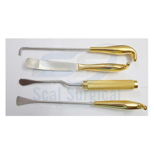 Ensemble de 4 dissecteurs mammaires en acier inoxydable de qualité supérieure, instruments de chirurgie plastique réutilisables, outils de dissection chirurgicale - Product Image 2