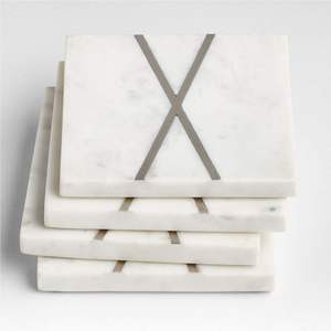Eco-Friendly Durable Marble Coasters for Home Washable Decorative <b>Rug</b> <b>Pads</b> & Protectors - Product Image 1