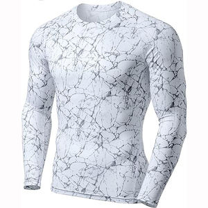 Camiseta Deportiva de Compresión Unisex 2025, Transpirable, con Estampado por Transferencia de Calor, de Spandex/Poliéster, de Secado Rápido, Manga Larga, para Deportes - Product Image 1