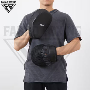 Trendy Product Good Supplier Best Selling Boxing Focus <b>Pads</b> Durable Leather And PU Boxing Hand Wraps With Hook And Loop Closure - Product Image 4