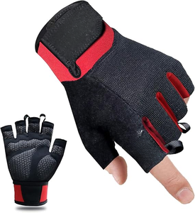 WeightLifting <b>Gloves</b> for Powerlifting Fitness Training Gym Workout Grip Support Durable Exercise <b>Gloves</b> - Product Image 3
