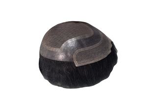 Toupee para Hombre Taz Hair, Peluca de Cabello Humano 100%, Densidad 60%-150%, Cabello Remy Indio, Resistente al Agua, Suave, Ondulado Profundo - Product Image 5