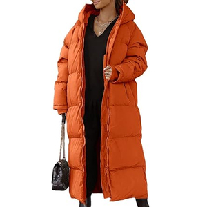 Doudounes pour femmes, style long et ample, manteaux d'hiver pour femmes, vestes pour filles, pour le bureau, 2025 - Product Image 1