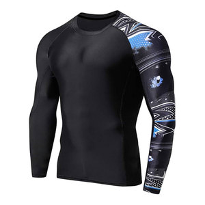 Haut de performance respirant à manches longues pour homme, léger et tendance, de haute qualité, idéal pour la gym, le fitness et la protection anti-UV – Meilleure vente - Product Image 1