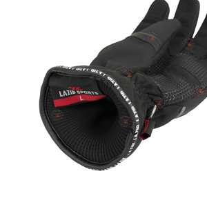 ถุงมือมอเตอร์ไซค์ Lazib Sports ผ้ากันน้ำแบบ Softshell สะท้อนแสง สำหรับขับขี่บนถนน พร้อมแผ่นซิลิโคนกันลื่นที่ฝ่ามือ - Product Image 6