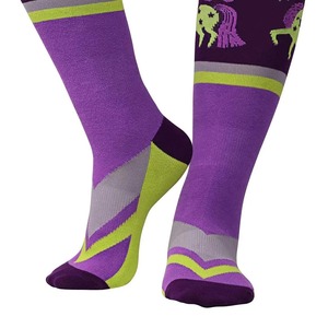 New Style Sports Anti Slip Horse Riding <b>Socks</b> Spandex/<b>Polyester</b> Unisex Casual Printing Pattern Knitted Custom Colors Logo Bottom - Product Image 6