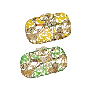 2026 Fashionable Handmade Crystal Clutch Bag Trendy Beaded <b>Handbag</b> for Girls Available at Wholesale Price for Export From India - Product Image 1