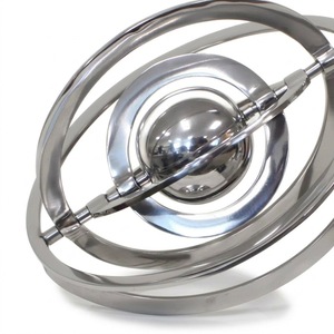 Sphère armillaire antique en aluminium, globe terrestre, horloge solaire, décoration nautique, globe de bureau décoratif, fait main, écologique, luxe, maison, bureau - Product Image 1