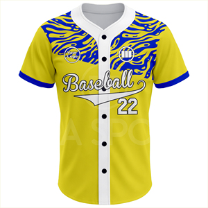Custom <b>Baseball</b> Team Jersey Set Four-Way Stretch Quick Dry Breathable Fabric Sublimated Uniform Summer Bulk Wholesale Supply - Product Image 2
