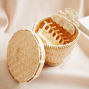 Eco-friendly handmade bamboo boxes superior quality natural box set to hold newborn baby gift - Product Image 4