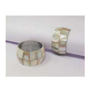 Anneaux de serviette modernes en cristal de luxe, incrustés, irisés, durables, écologiques, élégants, pour mariage, banquet, hôtel, complexe hôtelier, événements - Product Image 1