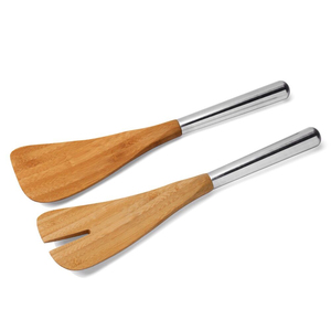 Juego de servidores de ensalada de madera de olivo artesanal de moda, cuchara y tenedor de madera rústica ecológicos a un precio competitivo - Product Image 3
