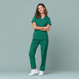 Uniformes d'infirmières unisexes en gros, ensembles de blouses d'infirmières personnalisées - Product Image 5