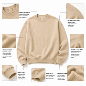 Sudadera Deportiva para Hombre, Manga Larga, Suave como la Mantequilla, Cómoda, Corte Relajado, Antiolor, Servicio OEM - Product Image 5