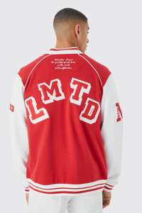 Chaqueta Varsity de Invierno para Hombre, de Lana y Piel de Oveja, Resistente al Viento, Personalizada con Letras Bordadas, Estilo Urbano, Talla Grande - Product Image 5