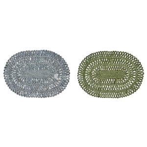 Manteles individuales ovalados de algas marinas, vajilla sostenible y decoración de mesa para la vida moderna, disponibles para venta al por mayor - Product Image 4