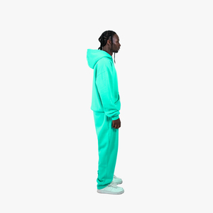 Survêtement anti-rétrécissement pour homme avec strass, personnalisable avec votre logo de marque, style oversize ample, sweat à capuche zippé à manches longues pour homme - Product Image 5